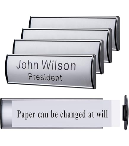 Naming Day フレーム付き Amazon.com: SINKAA Office Sign Holder for Door - Curved